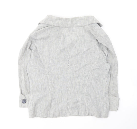 Womens UK Size 12 Per Una Grey Jacket