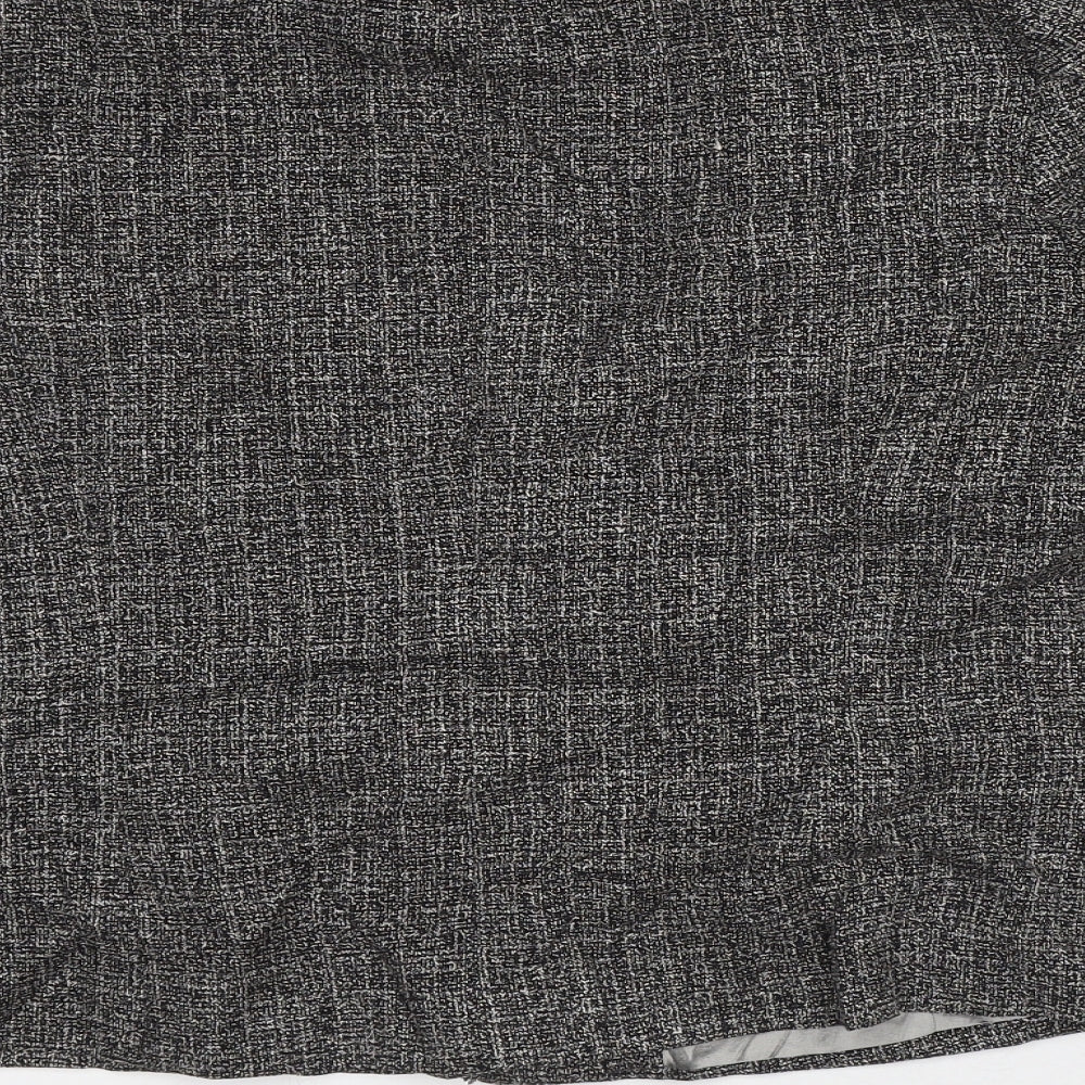 Principles Womens Grey Geometric Jacket Blazer Size 14