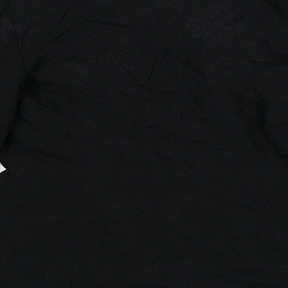 George Womens Black Striped Jacket Blazer Size 10