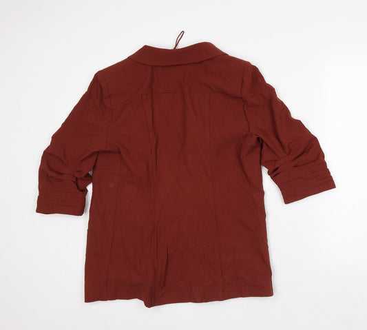 Womens UK Size 10 Marks and Spencer Brown Jacket