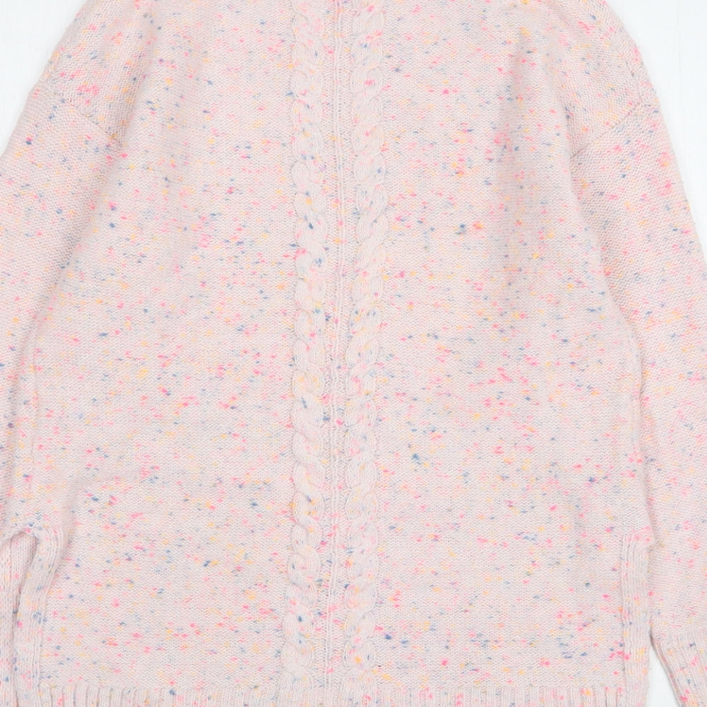 Womens UK Size 8 Khost Pink Pullover Jumper
