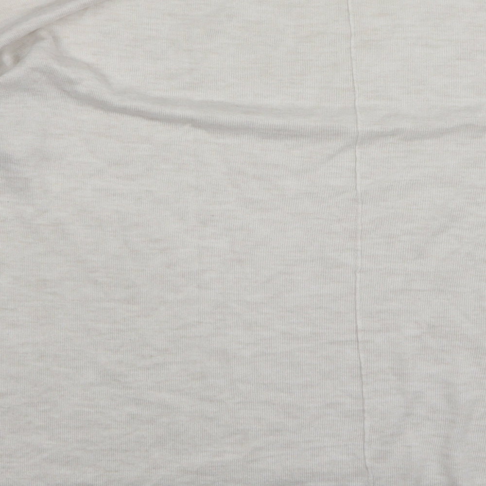 George Womens Beige Round Neck Polyester Pullover Jumper Size 10