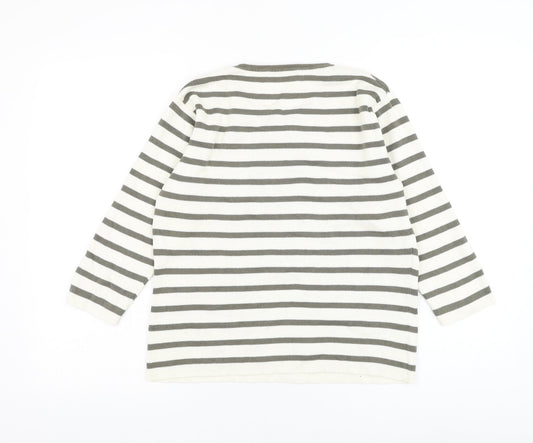Womens UK Size 10 Berkertex White Pullover Jumper
