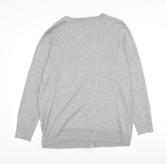 Womens UK Size 16 Papaya Grey Jumper