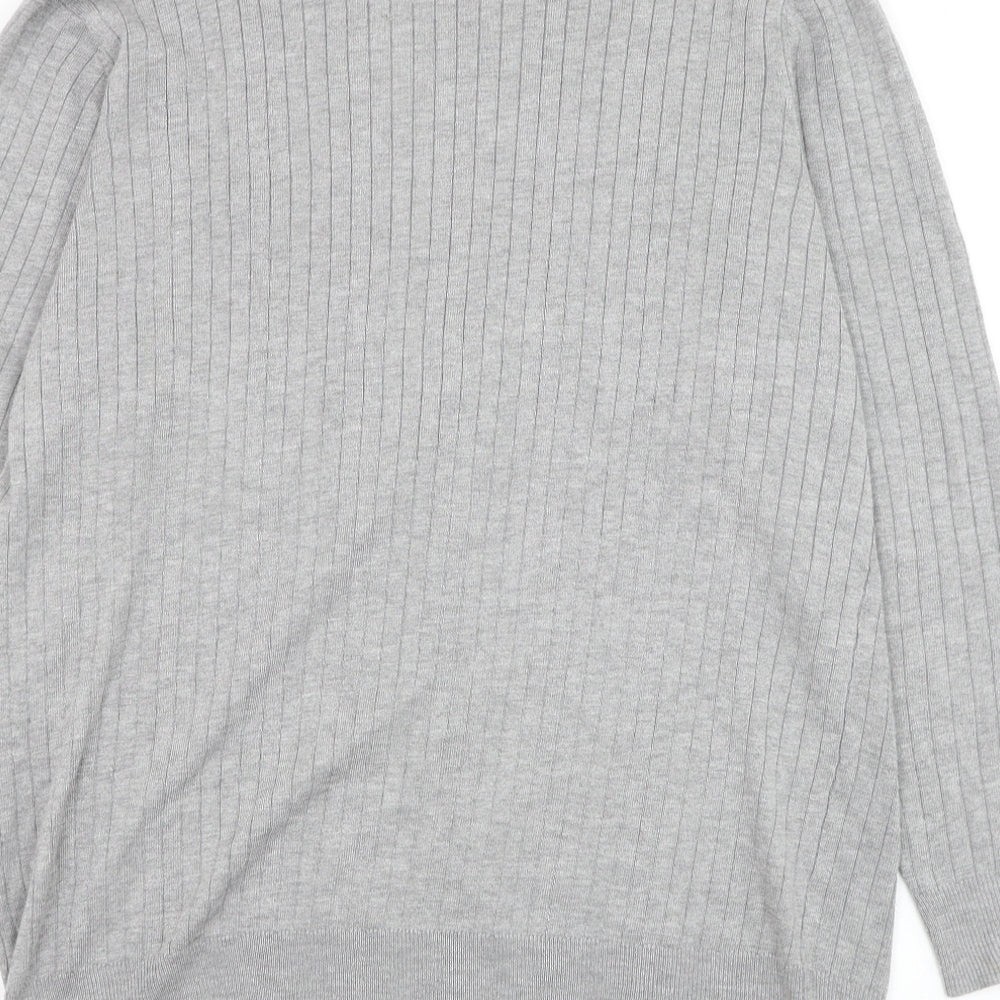Womens UK Size 16 Papaya Grey Jumper