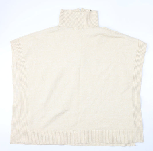 Womens UK Size M H&M Beige Pullover Jumper