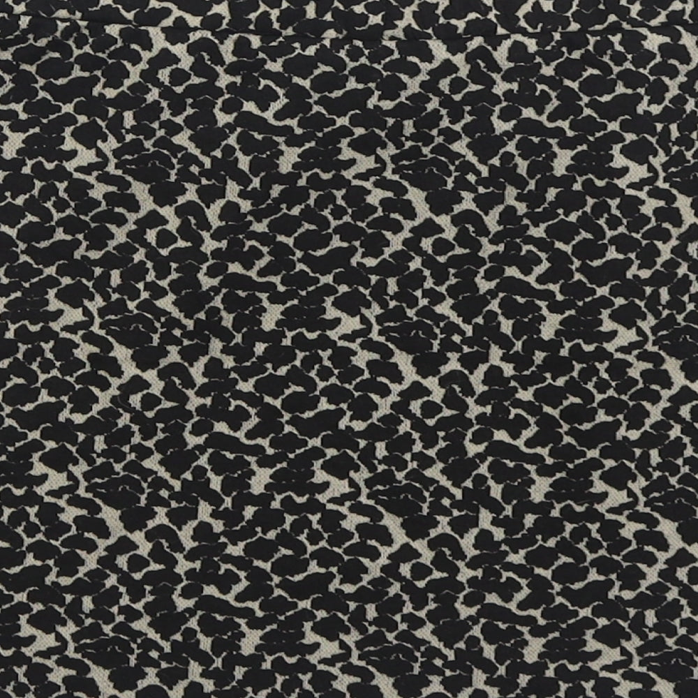 George Womens Brown Animal Print Polyester A-Line Skirt Size 10