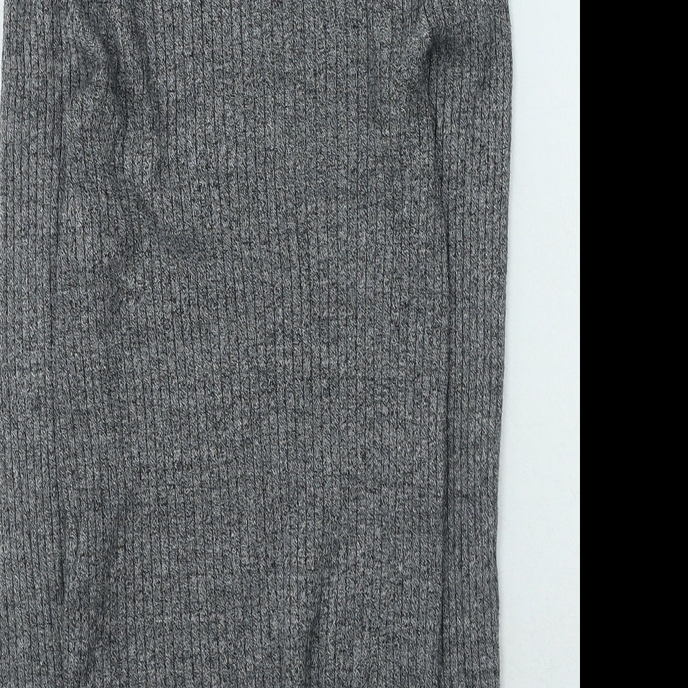 Womens UK Size S Bershka Grey Pullover Jumper