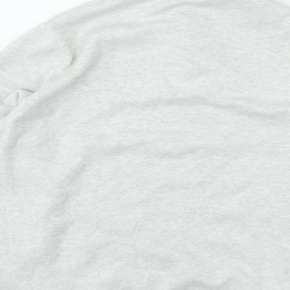 TU Mens Grey Cotton Pullover Sweatshirt Size M