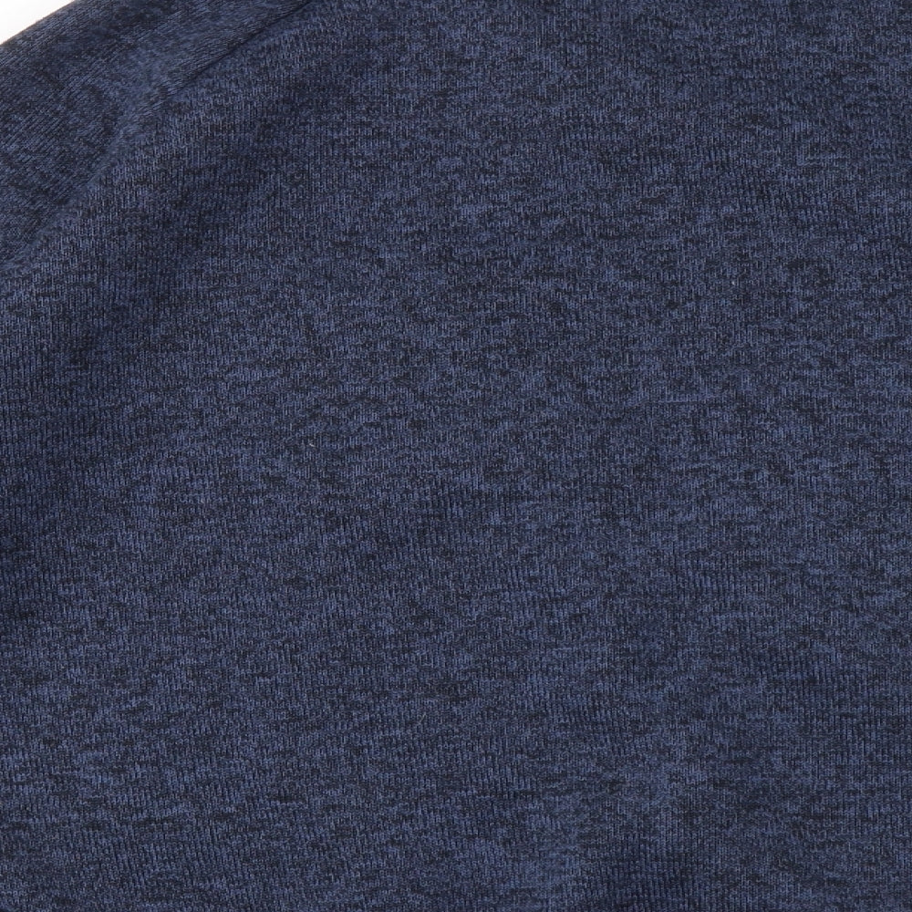 Cedar Wood State Mens Blue Round Neck Polyester Pullover Jumper Size 2XL