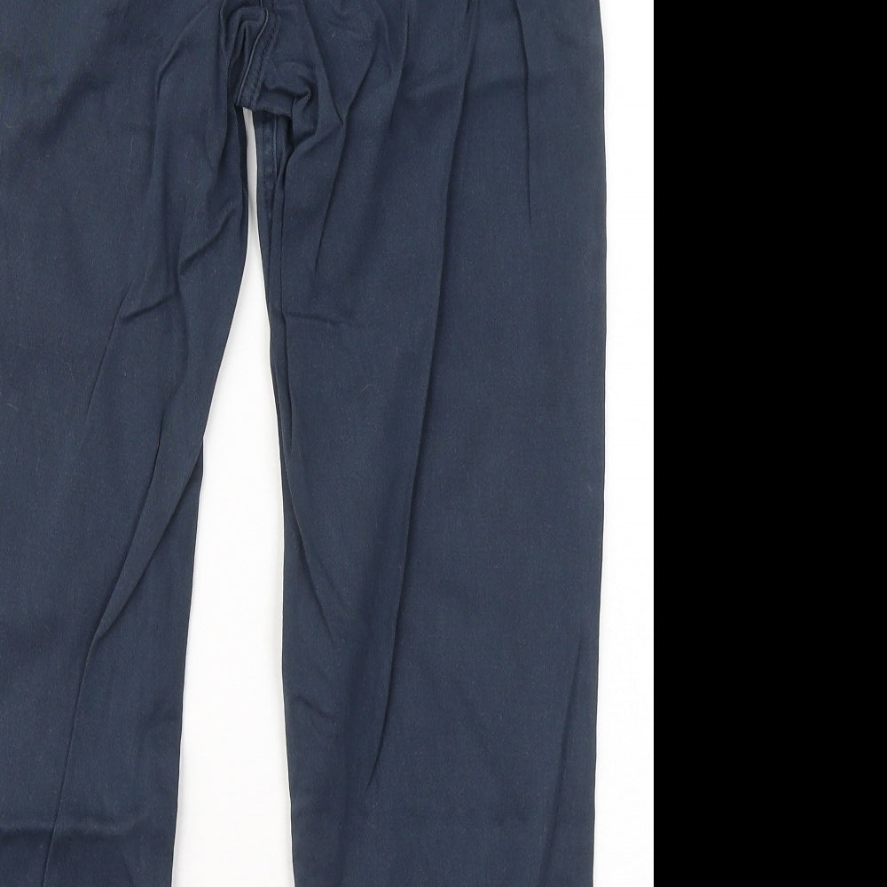 Oasis Womens Blue Cotton Straight Jeans Size 10 L24 in Regular