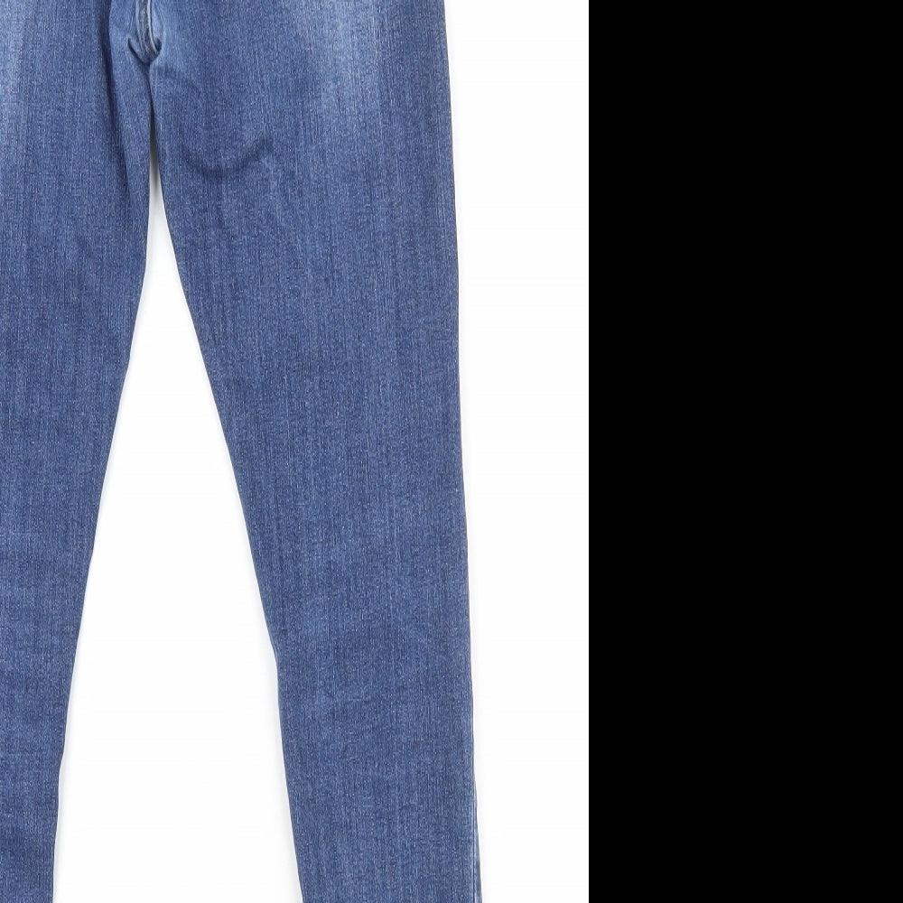 Hera Womens Blue Cotton Straight Jeans Size 30 in L28 in Regular