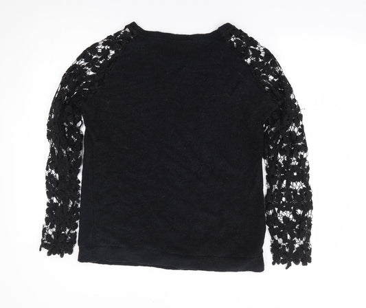 Womens UK Size L Zanzea Black Pullover Jumper