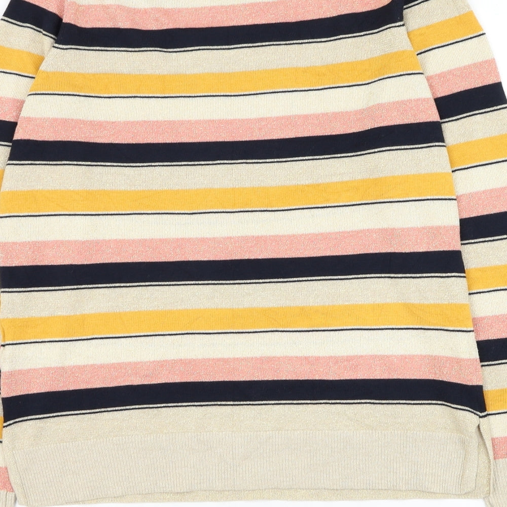 Womens UK Size 8 NEXT Gold Pullover Jumper