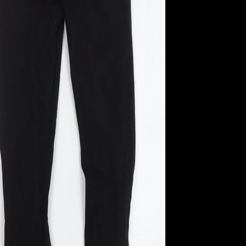 Denim & Co. Womens Black Cotton Skinny Jeans Size 8 L27 in Regular