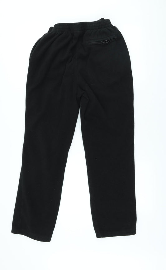 Damart Mens Black Polyester Jogger Trousers Size M L25 in Regular