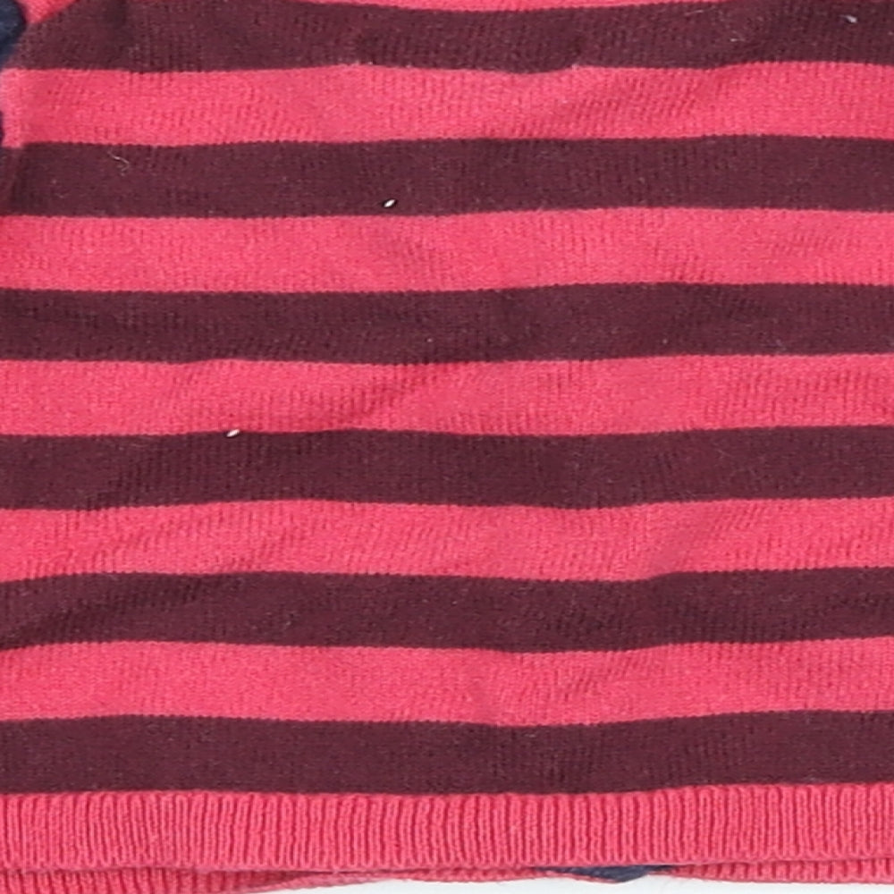 BabyGap Girls Multicoloured Geometric Cotton Cardigan Jumper Size 0-3 Months