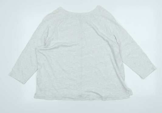 Womens UK Size 14 Marks and Spencer Grey Pullover Jumper