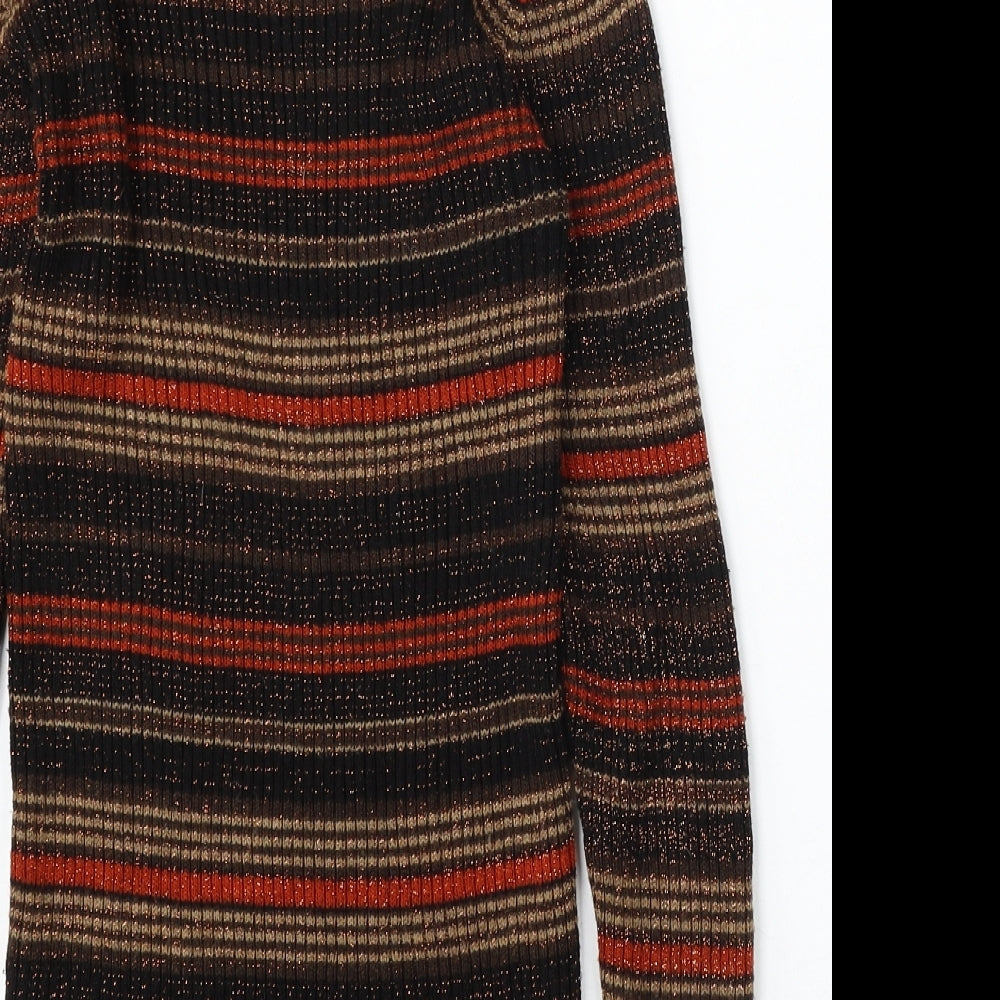 Womens UK Size 8 South Multicoloured Pullover Jumper