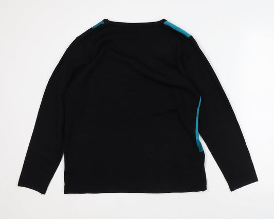 Womens UK Size L Fay Louise Black Pullover Jumper