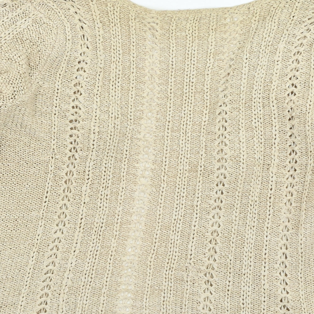 Womens UK Size 14 Evie Brown Cardigan Jumper