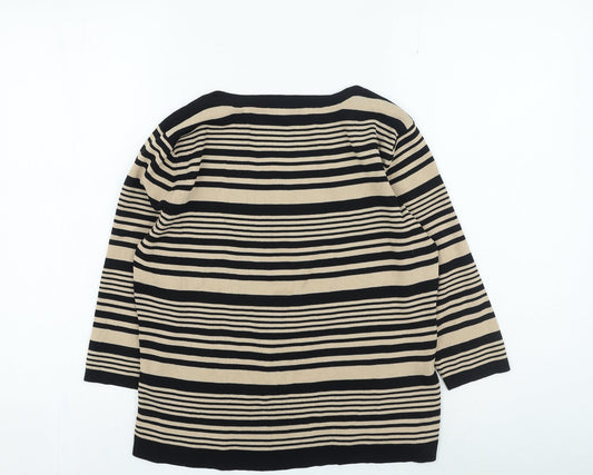 Womens UK Size M Bonmarche Brown Pullover Jumper