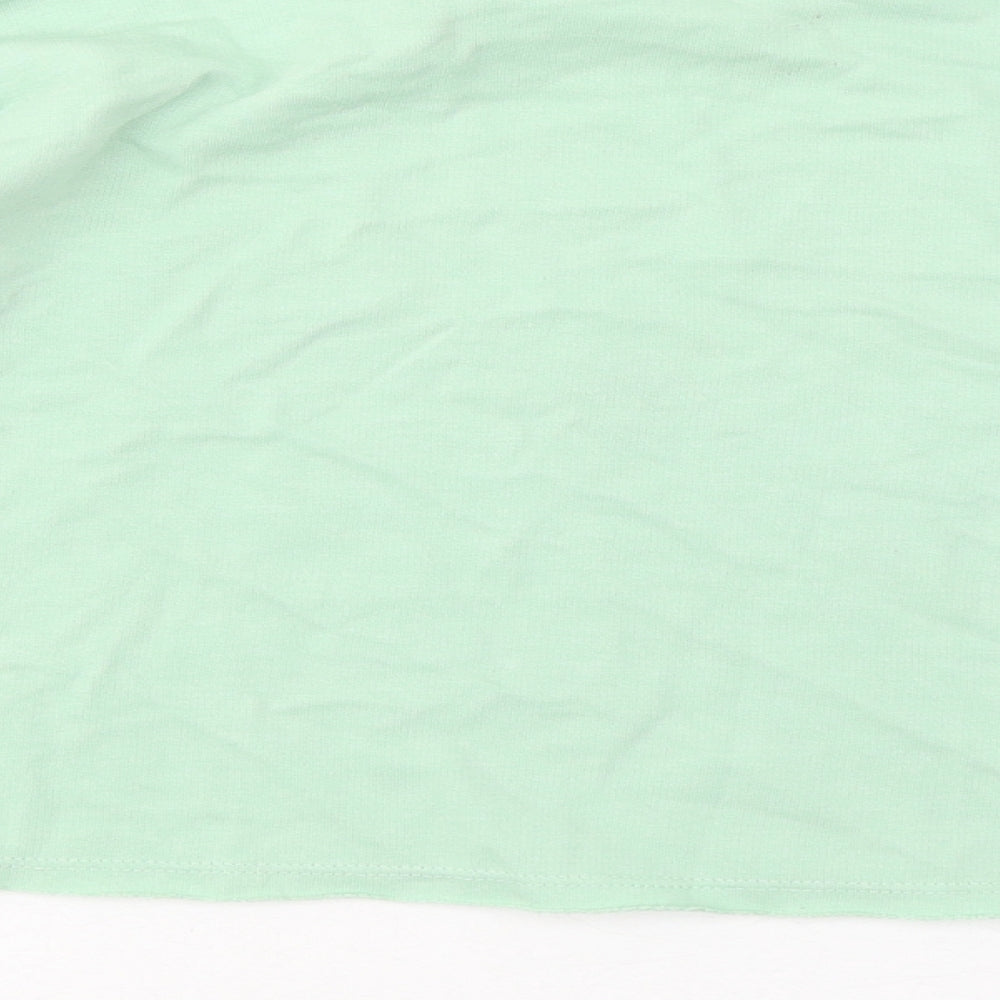 George Girls Green Cotton Pullover Sweatshirt Size 9-10 Years - I want it all Life is sweet