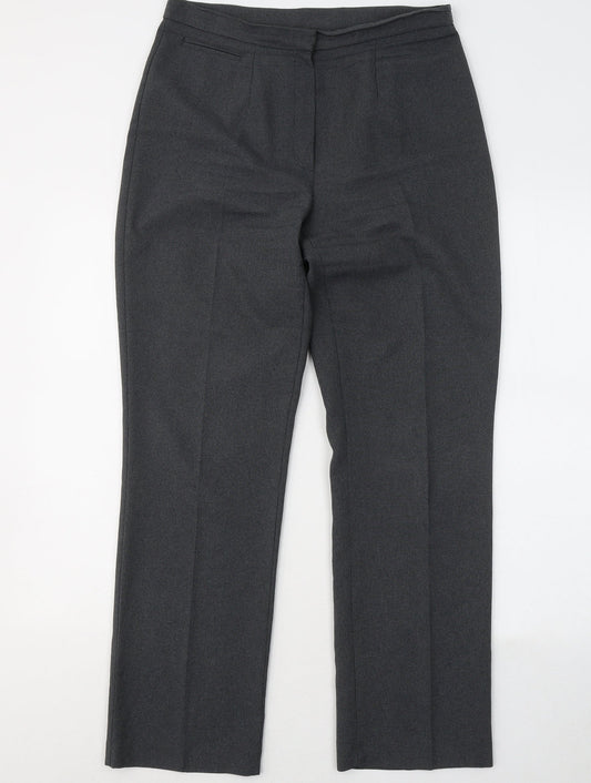 Womens UK Size 10 Marks and Spencer Regular Fit Sweatpants Grey Trousers