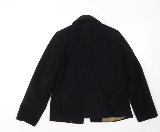NL Collection Womens Black Jacket Coatigan Size 14