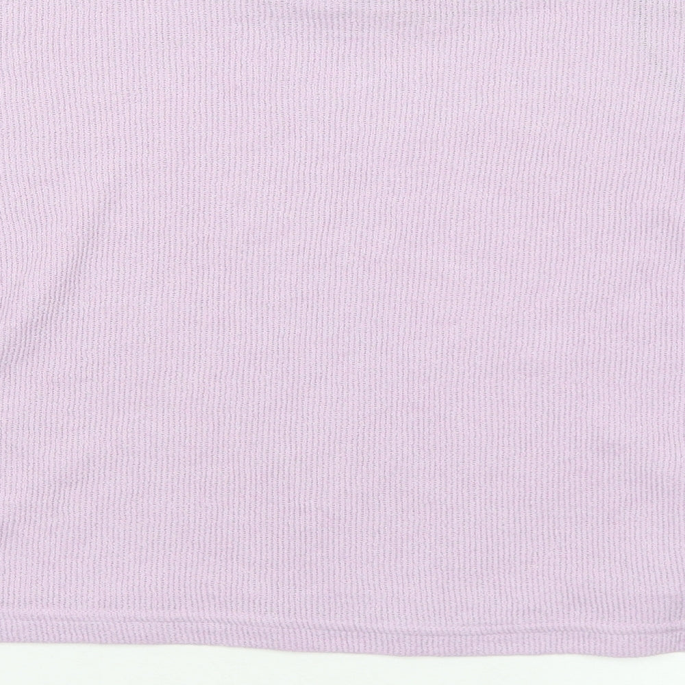 Womens UK Size S Divided Purple Pullover Jumper