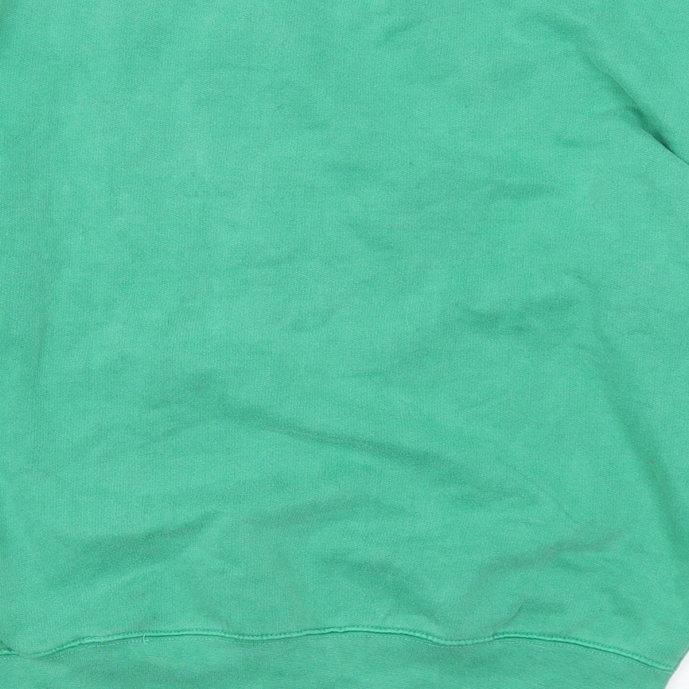Mens UK Size M PRETTYLITTLETHING Green Pullover Sweatshirt