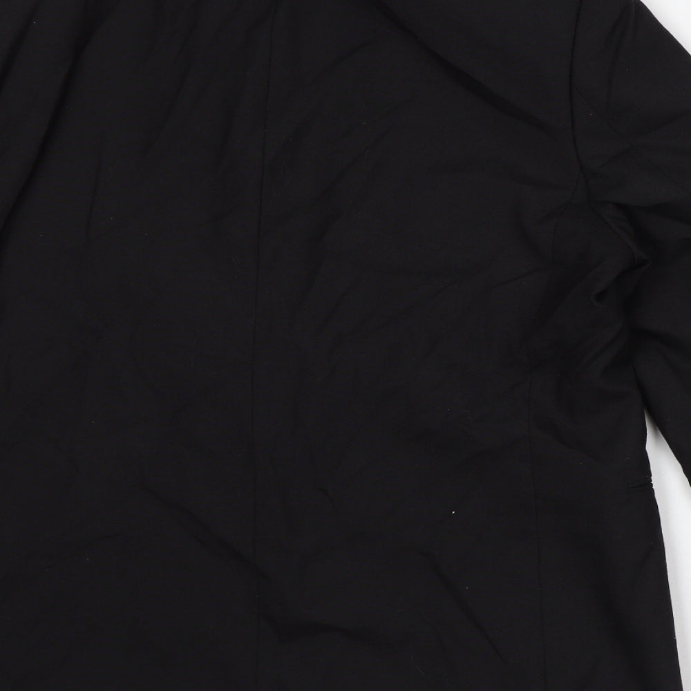 Mens UK Size M Preworn Black Jacket