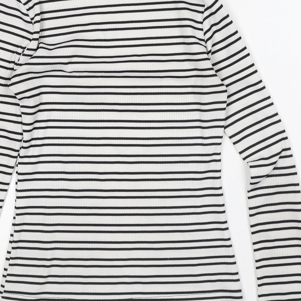 Womens UK Size 6 In the Style White Basic T-Shirt