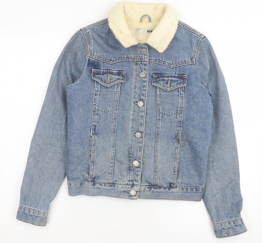 Womens UK Size 6 Topshop Blue Jacket