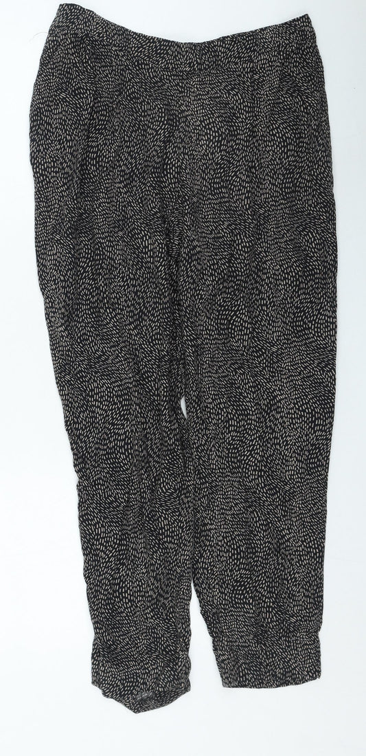 Womens UK Size M Avenue Regular Fit Jegging Black Trousers
