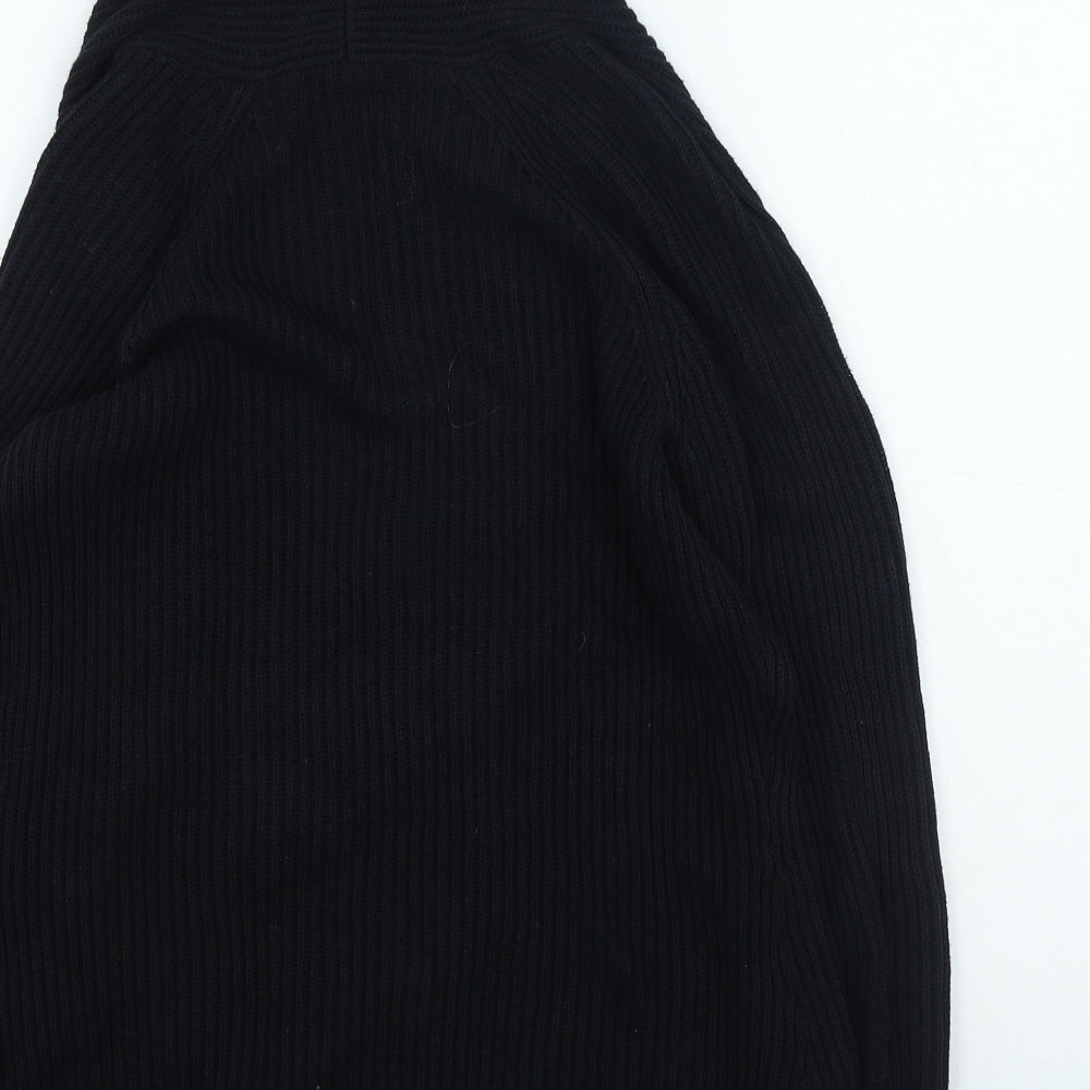 Womens UK Size S H&M Black Cardigan Jumper