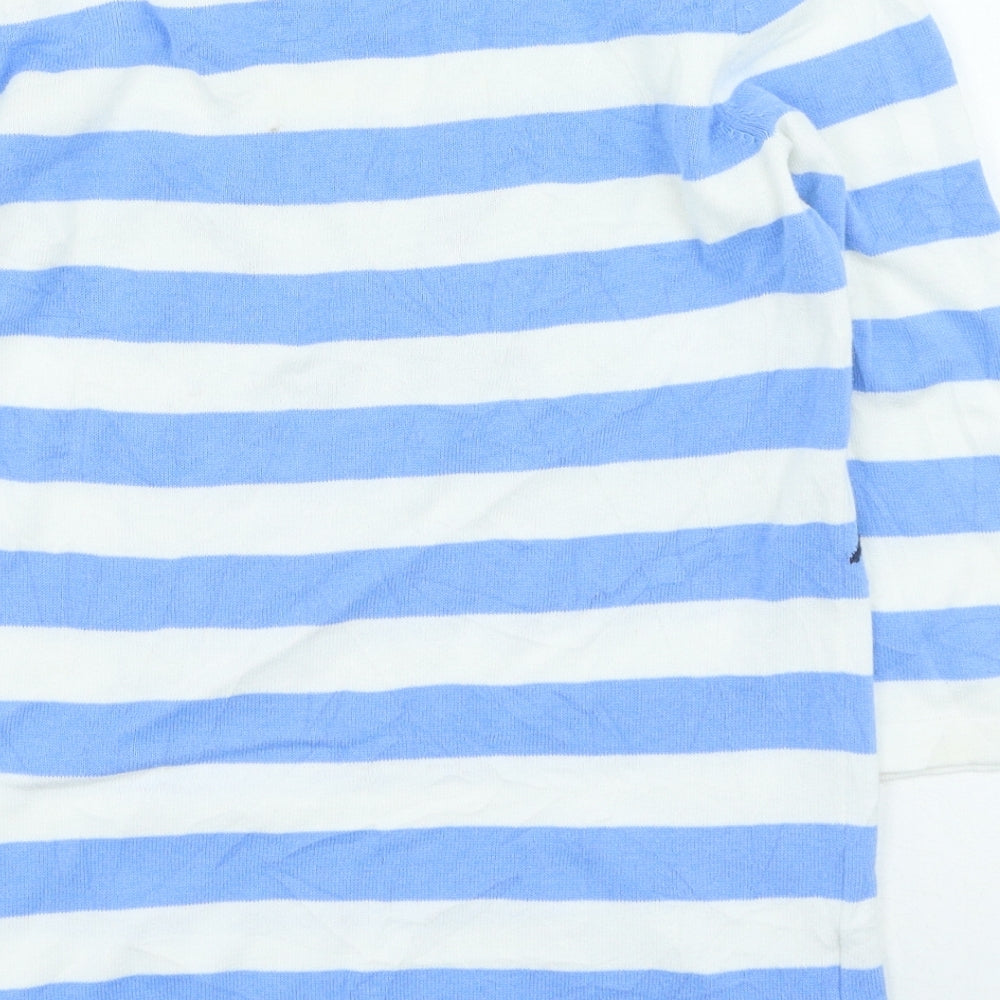 Womens UK Size 8 Papaya Blue Pullover Jumper