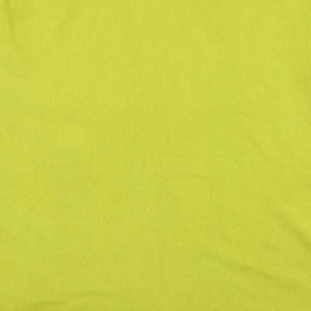 Womens UK Size L BASSINI Green Pullover Jumper