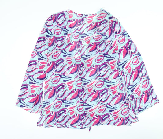Womens UK Size 14 NEXT Multicoloured Basic T-Shirt