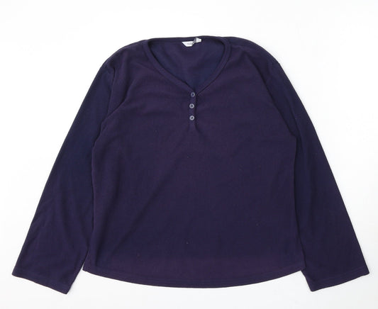 Womens UK Size 14 Indigo Blue Pullover Jumper
