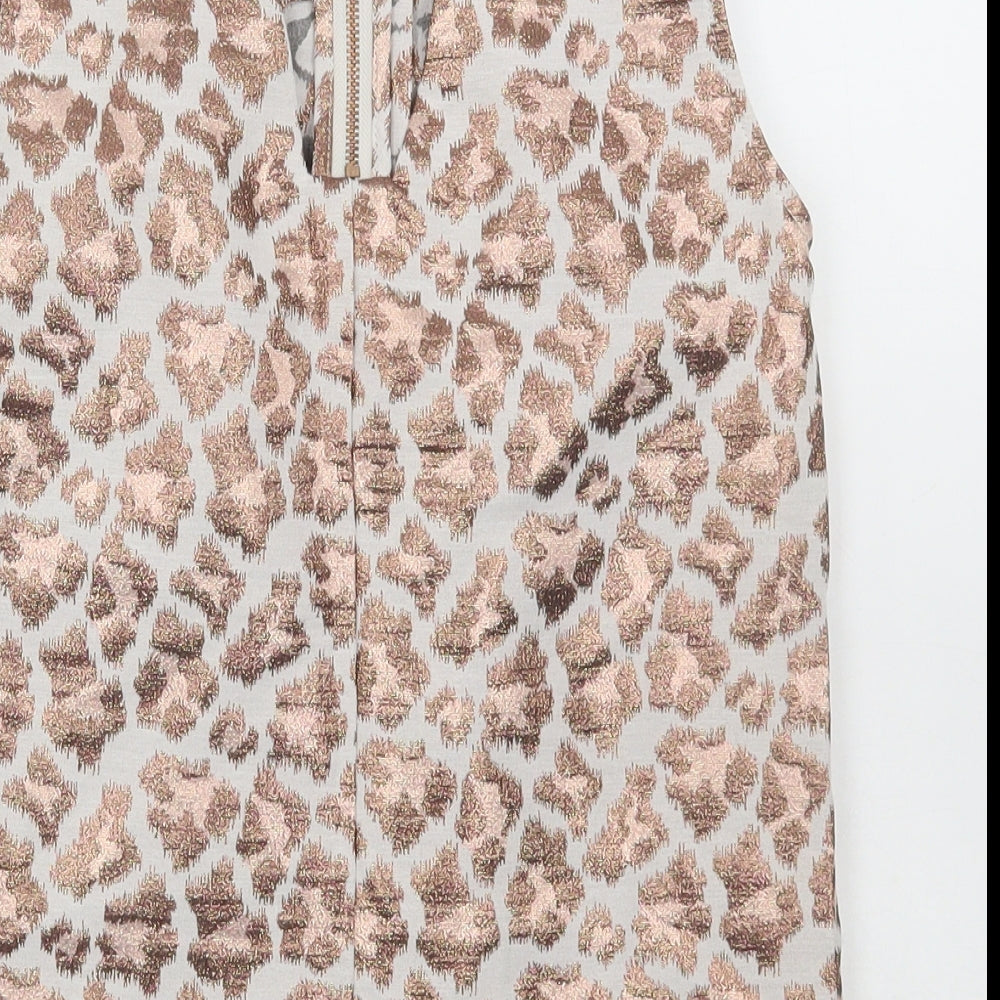 Womens UK Size 6 River Island Multicoloured Basic Tank
