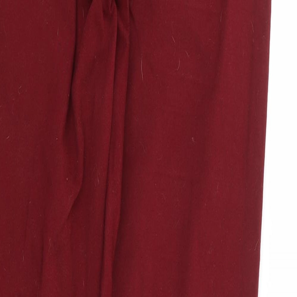 New Look Womens Red Cotton Skinny Jeans Size 8 L29 in Regular Zip