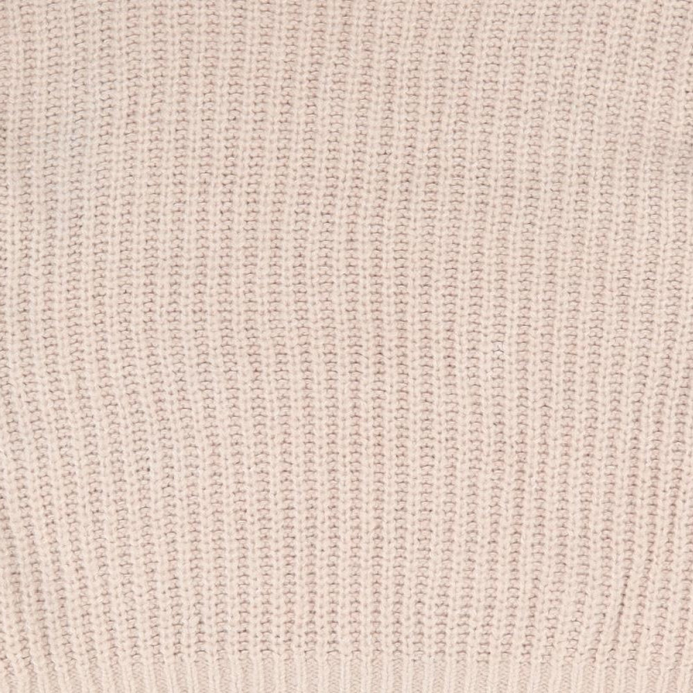 George Womens Pink Boat Neck Acrylic Pullover Jumper Size M