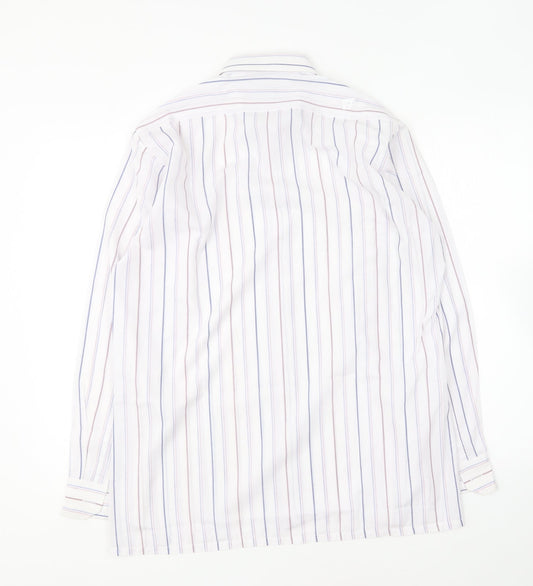 Mens UK Size M Greenwoods Multicoloured Button-Up Long Sleeve Casual Shirt