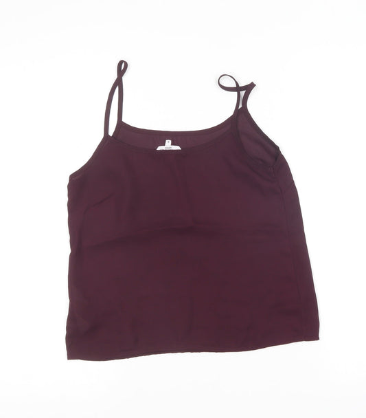 Womens UK Size 6 New Look Purple Camisole Blouse