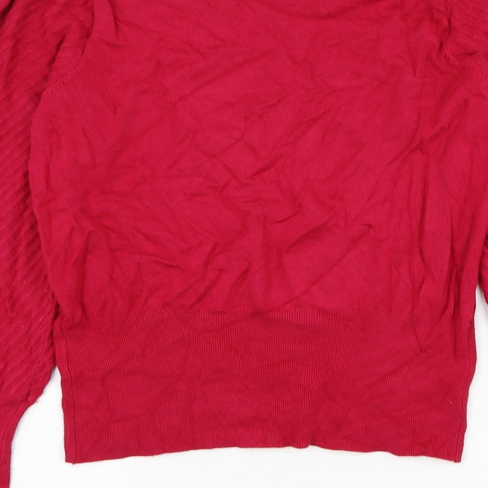 Womens UK Size 12 Marks and Spencer Pink Pullover Jumper