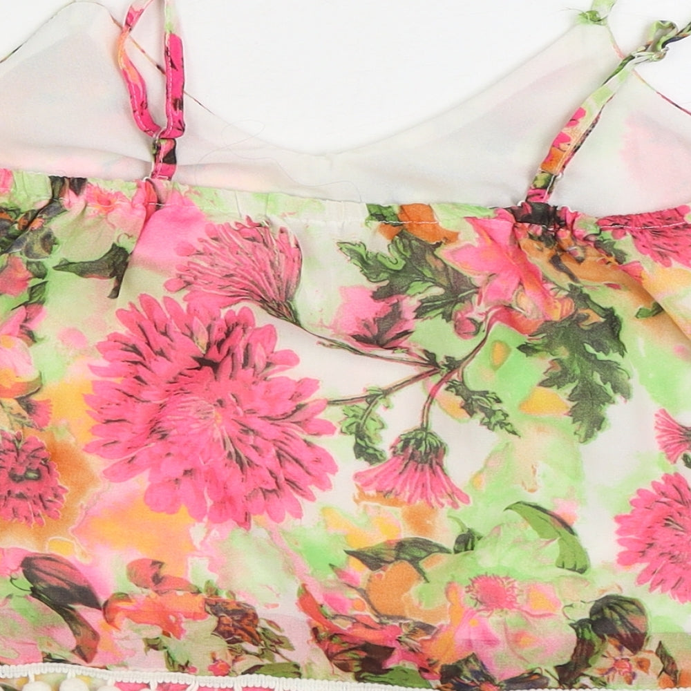 Womens UK Size 6 Quiz Multicoloured Camisole Tank