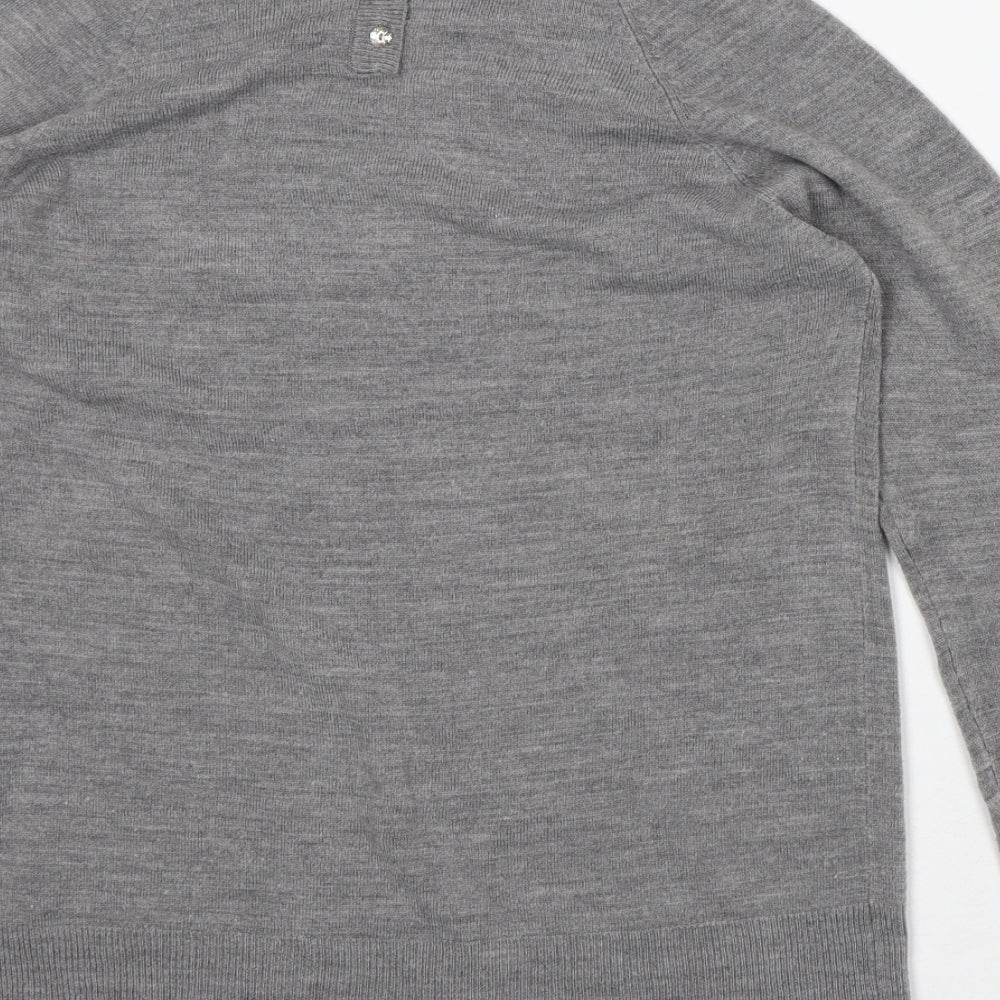Womens UK Size 12 Atmosphere Grey Pullover Jumper