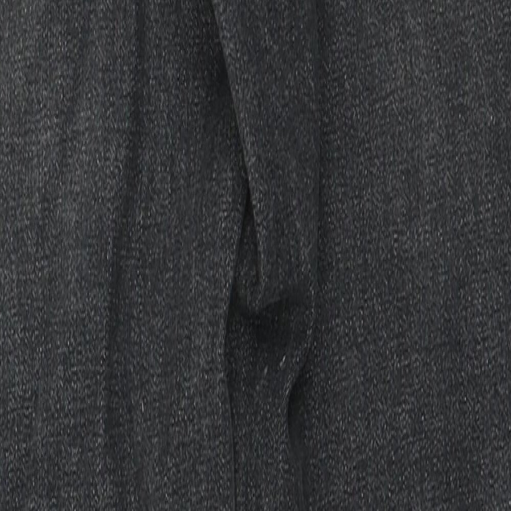 Zara Womens Grey Cotton Skinny Jeans Size 8 L30 in Regular