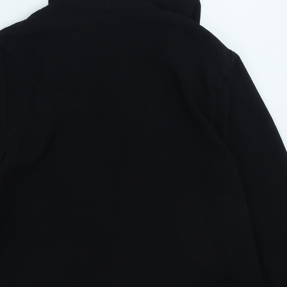 Womens UK Size 10 Marks and Spencer Black Cape Jumper